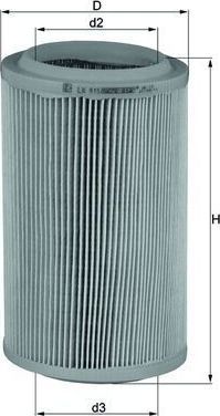 Воздушный фильтр Mahle. Артикул LX 915