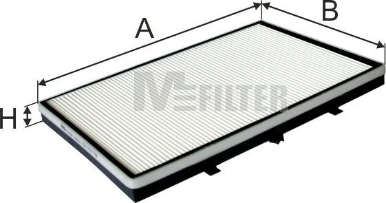 Салонный фильтр MFilter для Rover 75 I 1999-2005. Артикул K 9014