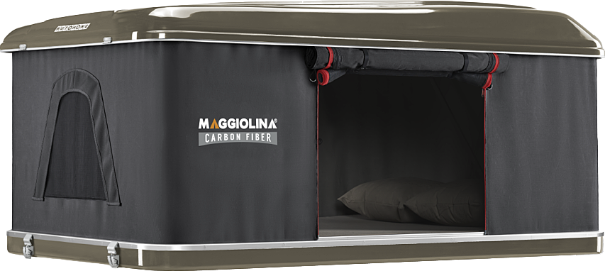 Палатка на крышу автомобиля Autohome MAGGIOLINA GRAND TOUR LARGE 360 BLACK STORM, тент чёрный. Артикул MCF/01