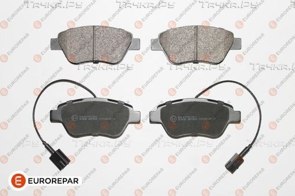 Тормозные колодки Eurorepar. Артикул 1617283380
