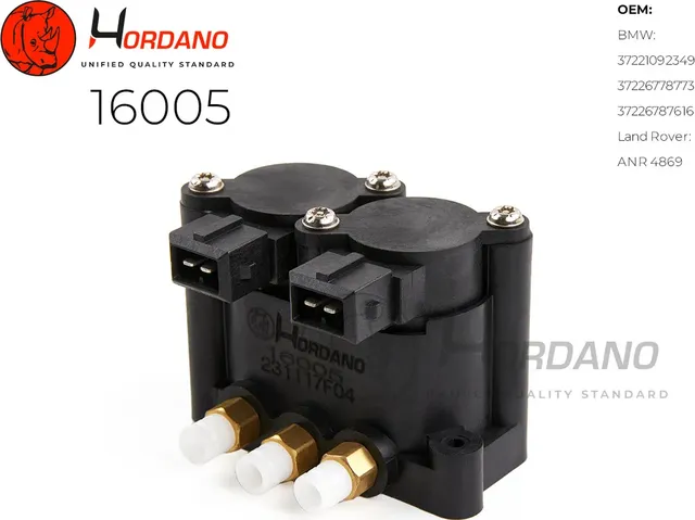 Блок клапанов пневмоподвески (Hordano) Hordano. Артикул 16005