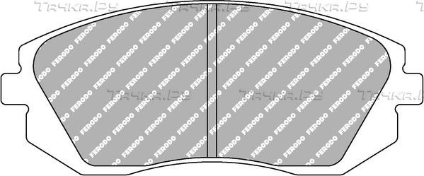 Тормозные колодки FERODO RACING DS PERFORMANCE для Subaru Impreza IV 2011-2016. Артикул FDS1639