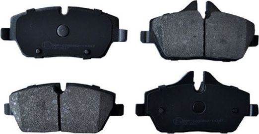 Тормозные колодки ASAM передние для BMW 1 I (E81/E82/E87/E88) 2004-2012. Артикул 55407