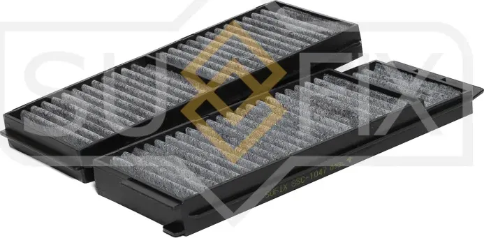 Фильтр салонный угольный (комплект 2 шт.) (Sufix). Артикул SSC-1047