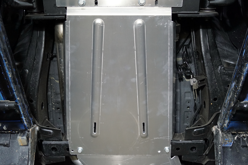 Защита алюминиевая ТСС (4 мм) для КПП Great Wall Poer 2021-2026. Артикул ZKTCC00508