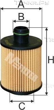 Масляный фильтр MFilter для Fiat Punto III Punto 2012-2018. Артикул TE 4011