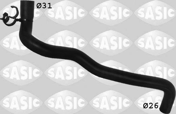 Патрубок радиатора (системы охлаждения) Sasic. Артикул 3404093