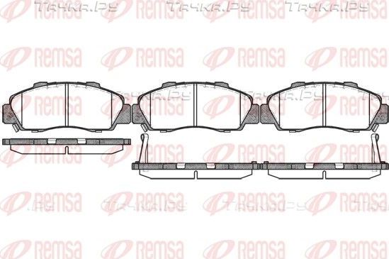Тормозные колодки Remsa передние для Honda CR-V I 1997-2002. Артикул 0351.32