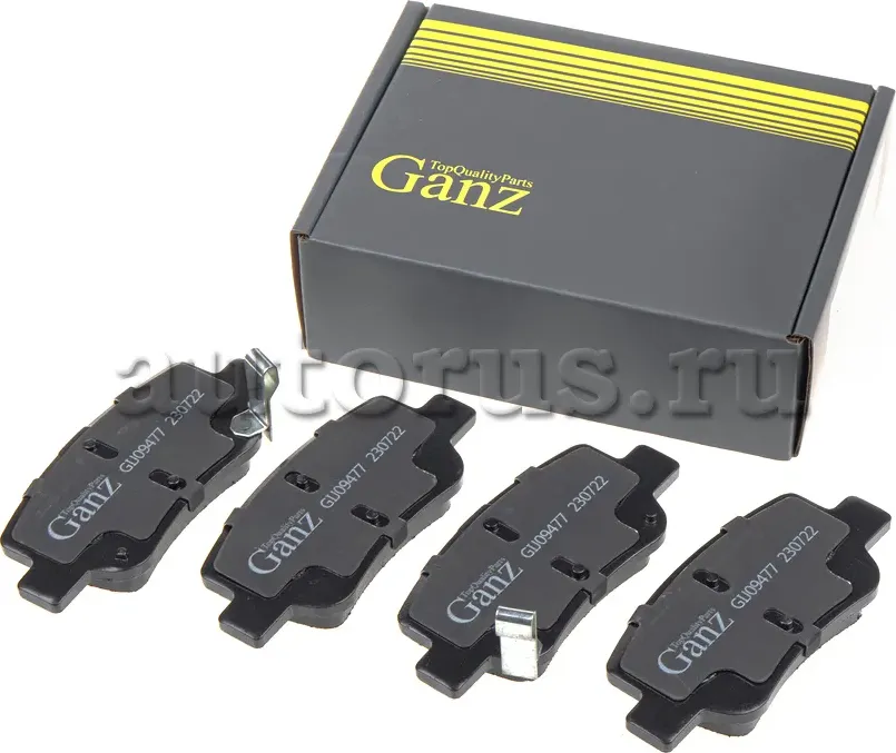 Колодки задние (Ganz). Артикул GIJ09477