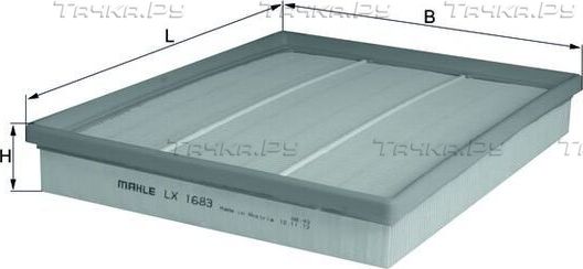 Воздушный фильтр Mahle. Артикул LX 1683