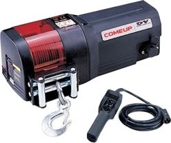 Лебёдка электрическая 24V COMEUP DV-2500i 2500 lbs 1134 кг (стальной трос). Артикул 640614