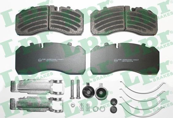 Тормозные колодки LPR передние/задние для IVECO EuroCargo I, II, III 2000-2015. Артикул 05P1174K