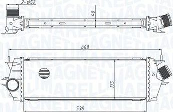 Интеркулер Magneti Marelli. Артикул 351319205340