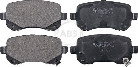 Тормозные колодки ABS задние для Chrysler Grand Voyager V 2007-2026. Артикул 37733