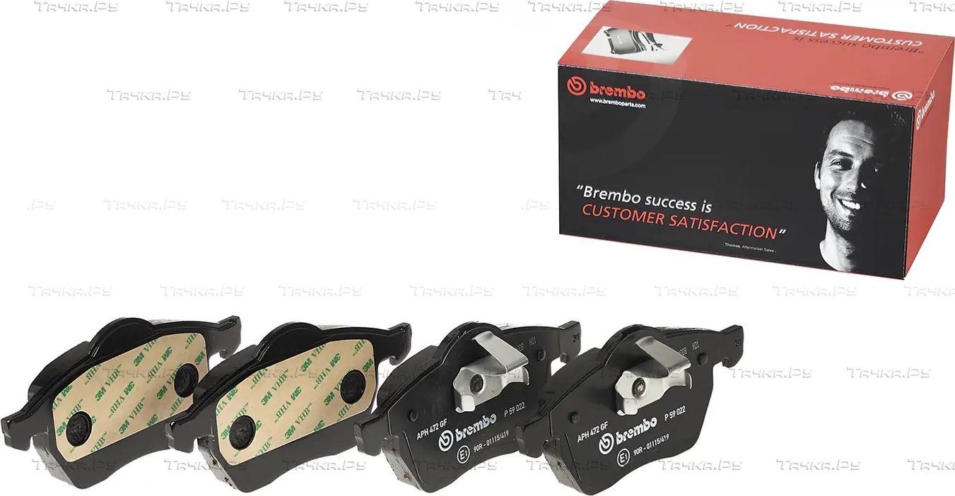 Тормозные колодки Brembo PRIME LINE передние для Opel Vectra B 1995-2003. Артикул P 59 022