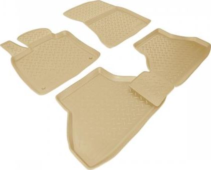 Коврики Норпласт для салона BMW X5 E70 2007-2013. БЕЖЕВЫЕ. Артикул NPL-Po-07-06Beige