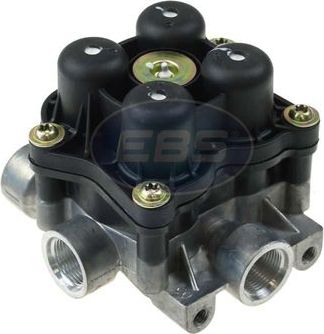 Клапан MAN MERCEDES защитный 4-х контурный KNORR-версия (1хМ22х1.5мм 4хМ22х1.5мм) EBS EBS. Артикул 18.02.1609