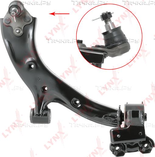 Поперечный рычаг LYNXauto правый нижний для Honda CR-V III 2006-2012. Артикул C5404R