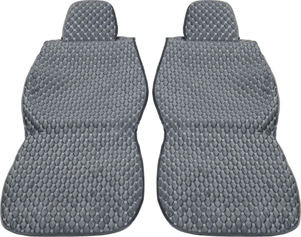 Накидки Seintex каркасные Classic Ultra на сидения, цвет Серый/белая строчка. Артикул 317684