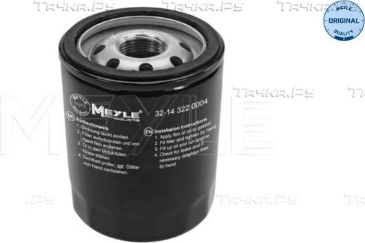 Масляный фильтр Meyle Original. Артикул 32-14 322 0004