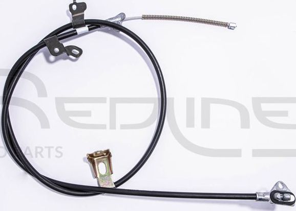 Трос ручника (тросик ручного тормоза) RED Line задний левый для Toyota Echo 2001-2005. Артикул 49TO083
