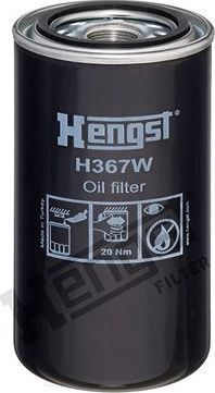 Масляный фильтр Hengst. Артикул H367W