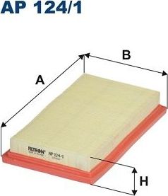Воздушный фильтр Filtron для Nissan Cube Z12 2010-2026. Артикул AP 124/1