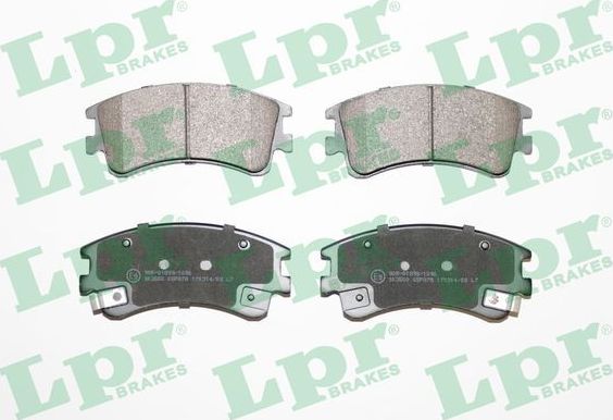 Тормозные колодки LPR. Артикул 05P878