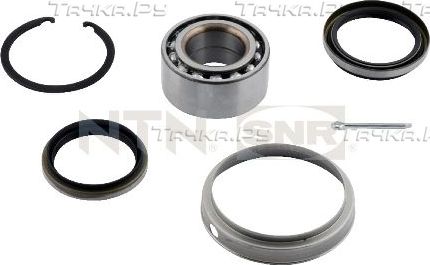 Ступичный подшипник (комплект) NTN / SNR передний для Toyota Corolla E100 1992-1997. Артикул R169.38