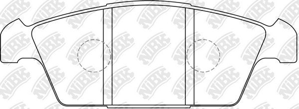 Тормозные колодки NiBK. Артикул PN9183