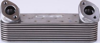 Радиатор масляный (маслоохладитель) для двигателя Nissens (сталь). Артикул 90728