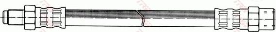 Тормозной шланг TRW. Артикул PHB560