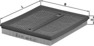 Воздушный фильтр Mahle. Артикул LX 103