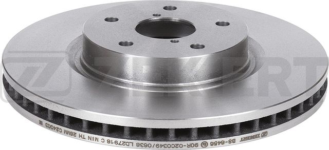 Тормозной диск Zekkert. Артикул BS-6456