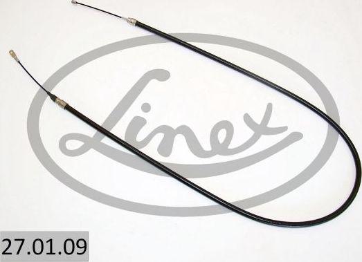 Трос ручника (тросик ручного тормоза) Linex правый/левый для Mercedes-Benz W123 1976-1985. Артикул 27.01.09
