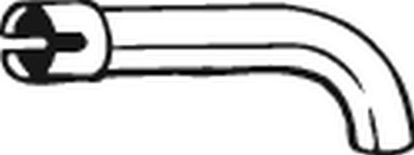 Глушитель (задняя часть) Bosal (Бельгия). Артикул 700-021