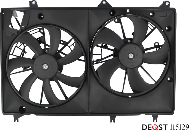 Вентилятор с вискомуфтой в комплекте TOYOTA HIGHLANDER II 07 (Deqst). Артикул 115129