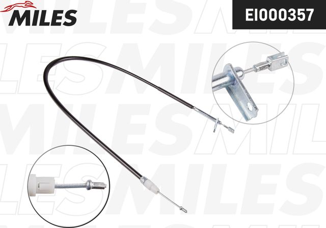 Трос ручника (тросик ручного тормоза) Miles задний левый для Mercedes-Benz CLK-Класс II (C209, A209) 2002-2010. Артикул EI000357
