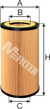 Масляный фильтр MFilter. Артикул TE 4017