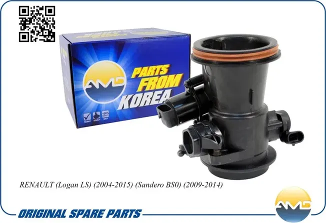 Заслонка дроссельная в сборе RENAULT CLIO/SYMBOL 1998-2008 (AMD). Артикул AMDEL647