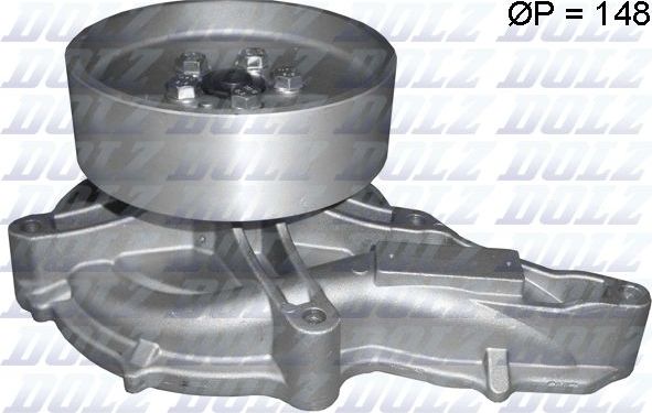 Помпа (водяной насос) Dolz для Volvo  FM9 2001-2005. Артикул R612