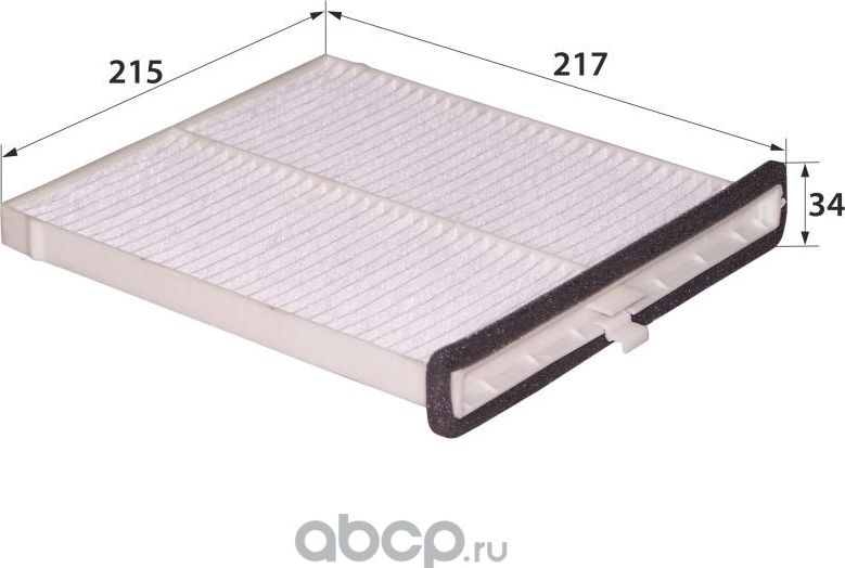 AC-407 KD45-61-J6X (фильтр салонный) (RB-Exide). Артикул AC407