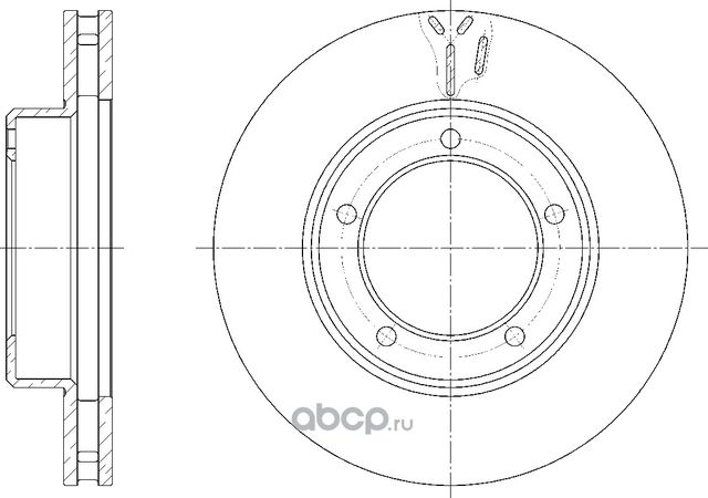 Диск тормозной (G-Brake). Артикул GR20289