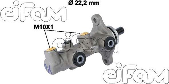 Тормозной цилиндр главный Cifam для Kia Rio II 2005-2011. Артикул 202-820
