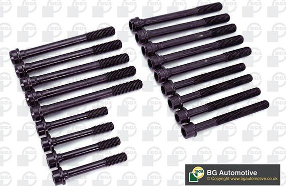 Комплект болтов ГБЦ BGA для Alfa Romeo Giulietta II 1983-1985. Артикул BK6349