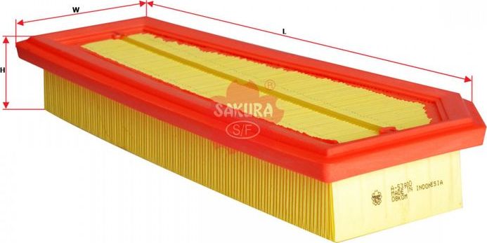 Воздушный фильтр Sakura. Артикул A-53900