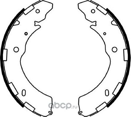 Комплект колодок барабанных (Dynamatrix-Korea). Артикул DBS4052