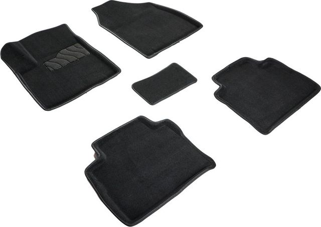 Коврики Seintex 3D ворсовые для салона Jetour Dashing 2022-2026 Черные. Артикул 99188