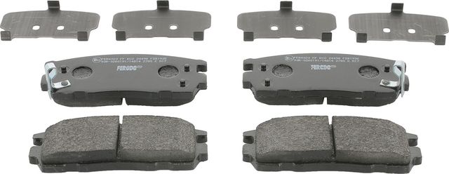 Тормозные колодки Ferodo Premier Eco Friction задние для Opel Antara I 2006-2017. Артикул FDB1935