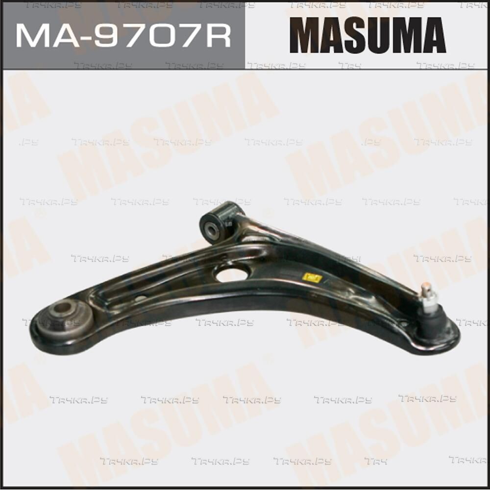 Поперечный рычаг передней подвески Masuma правый нижний для Honda Jazz I 2002-2008. Артикул MA-9707R